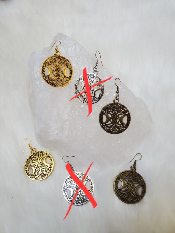 Boucles d'oreilles Ida Doré – Image 3