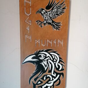 Tableau Munin et Hugin