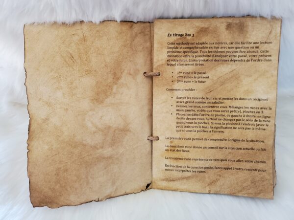 jeu de rune en os rouge – Image 4