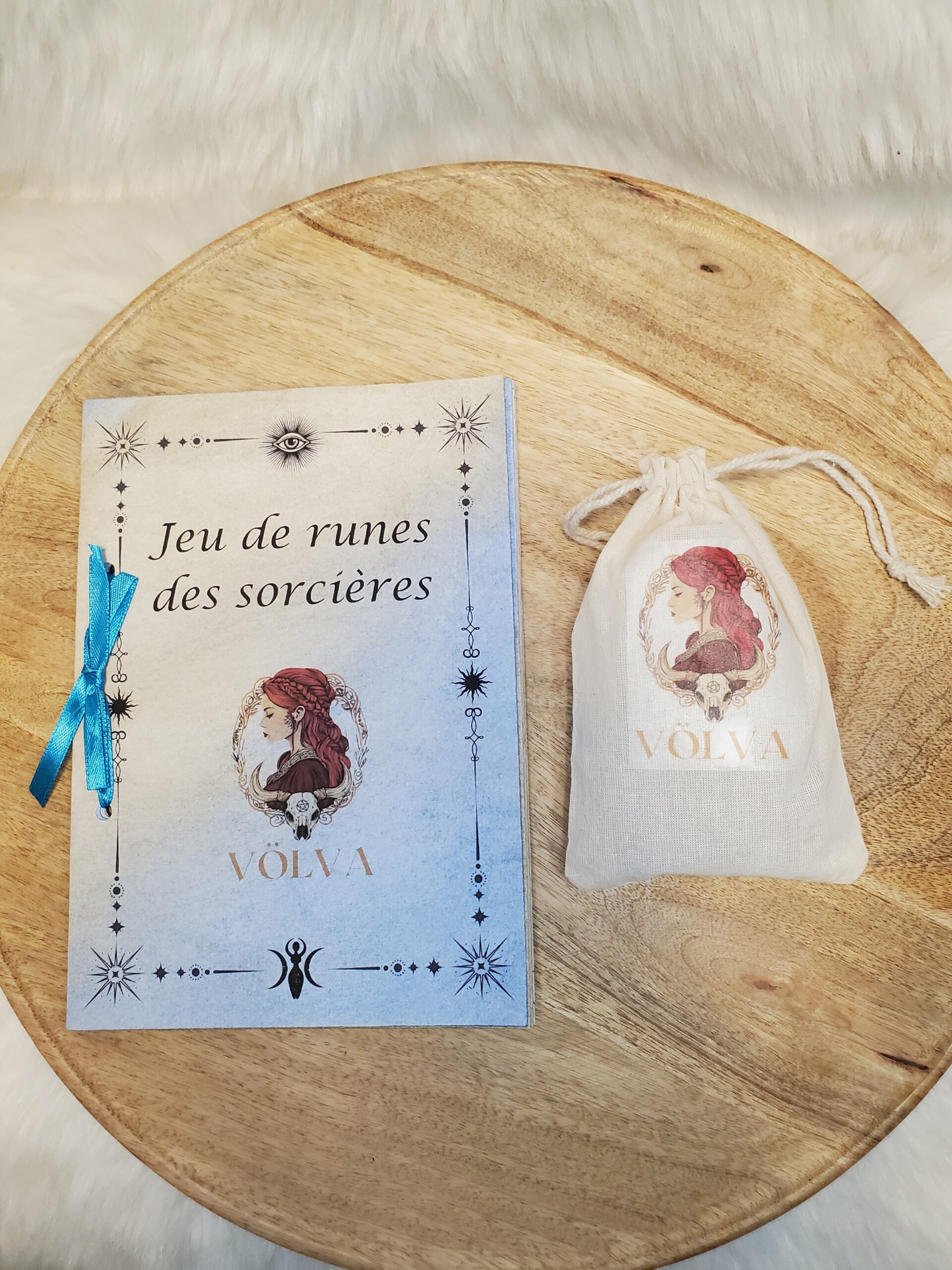 Jeu de runes des sorcières bleu argenté – Image 5