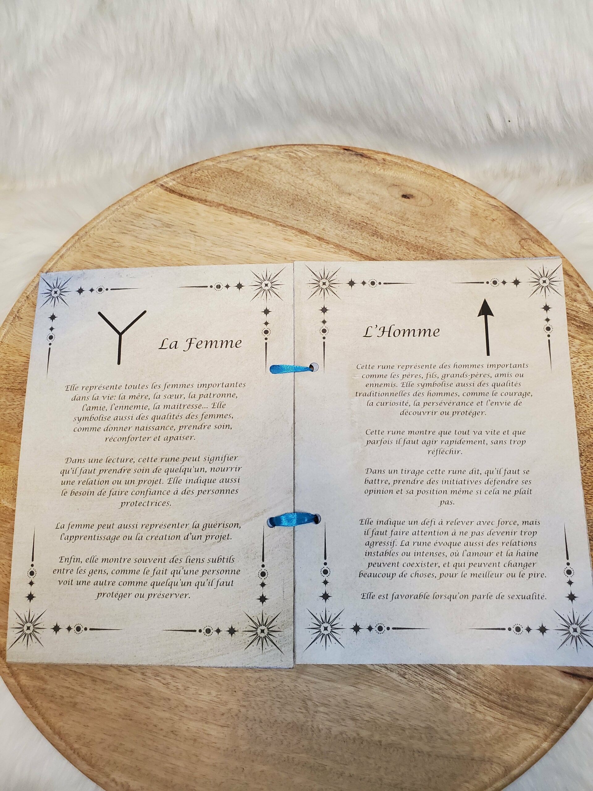 Jeu de runes des sorcières bleu argenté – Image 6