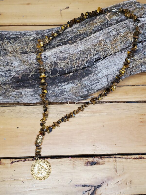 Collier mixte en Œil de tigre – Image 2