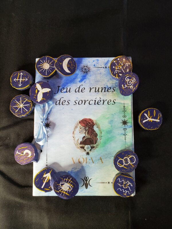 Jeu de runes des sorcières violette et jaune – Image 2