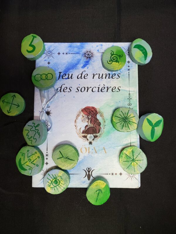 Jeu de runes des sorcières verte – Image 2