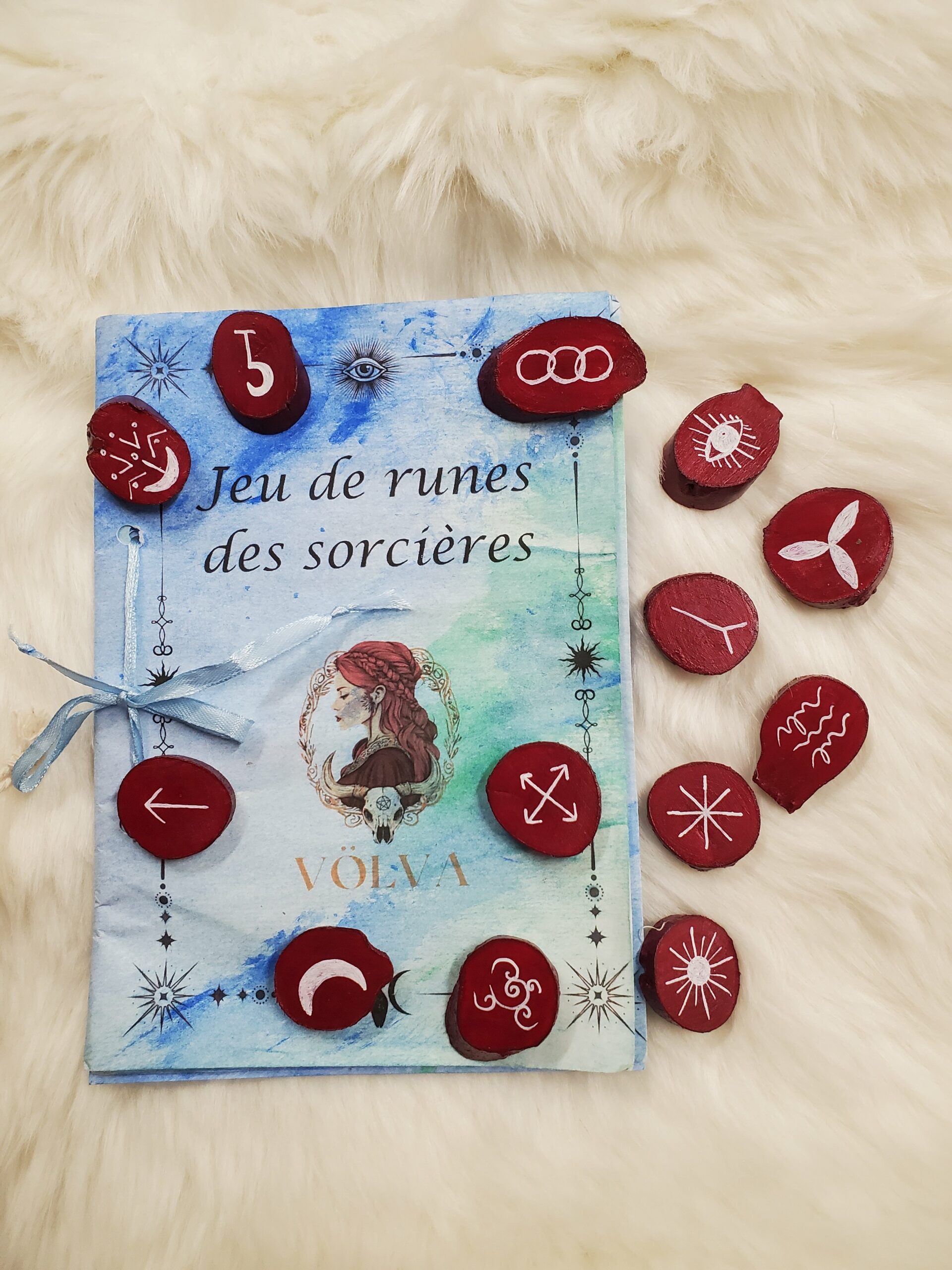 Runes des sorcières rose foncé