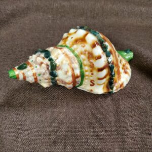 Coquillage en Héliotrope Sanguine