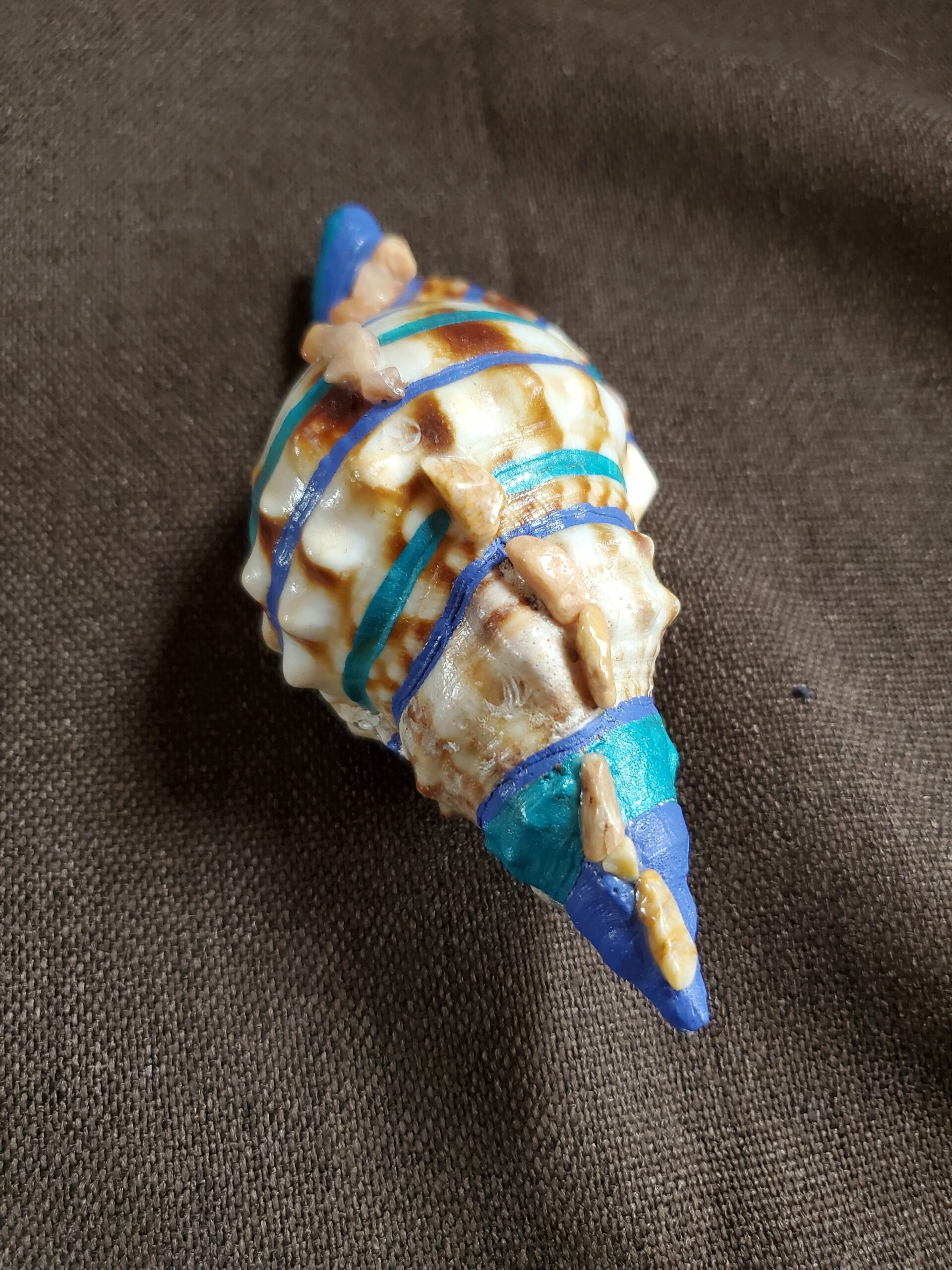 Coquillage en Jaspe jaune – Image 2