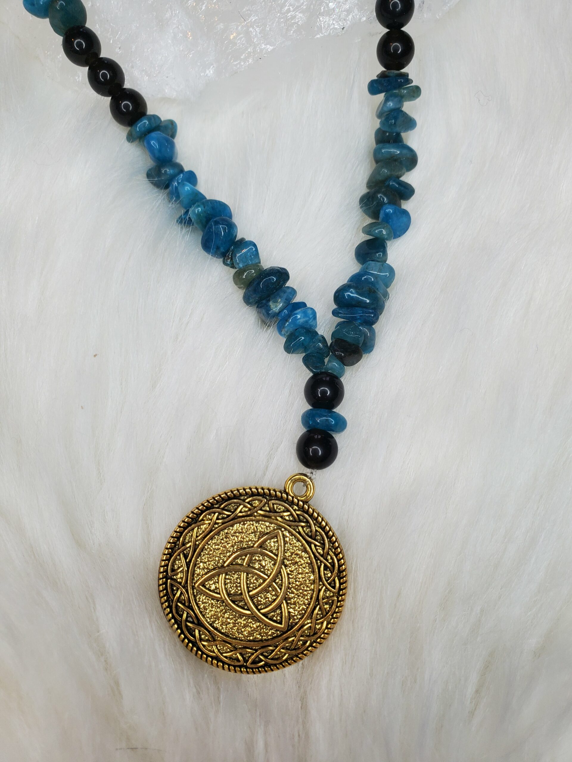 Collier en Apatite et Tourmaline noire – Image 2