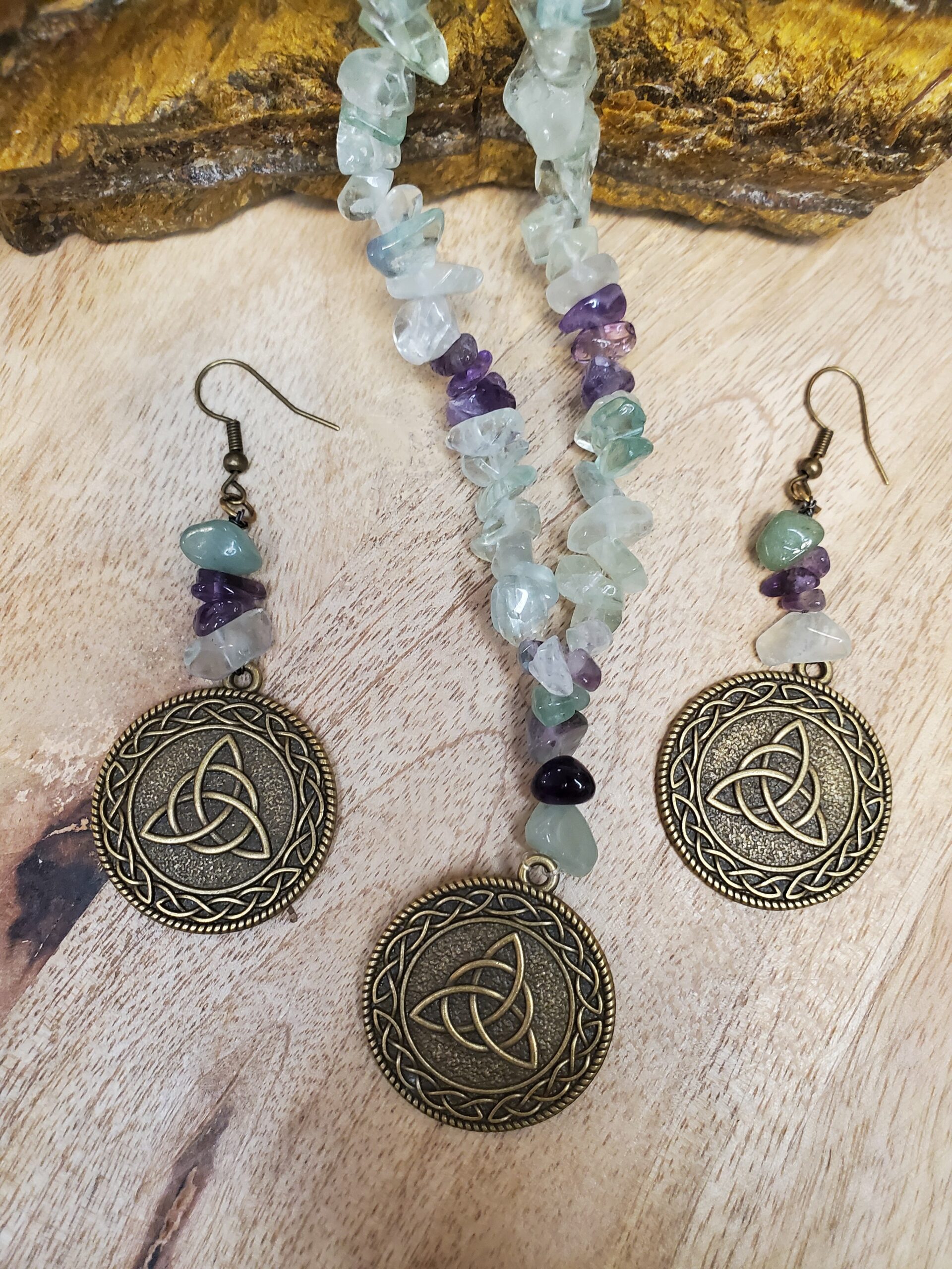 Parure en Fluorite et Améthyste – Image 4