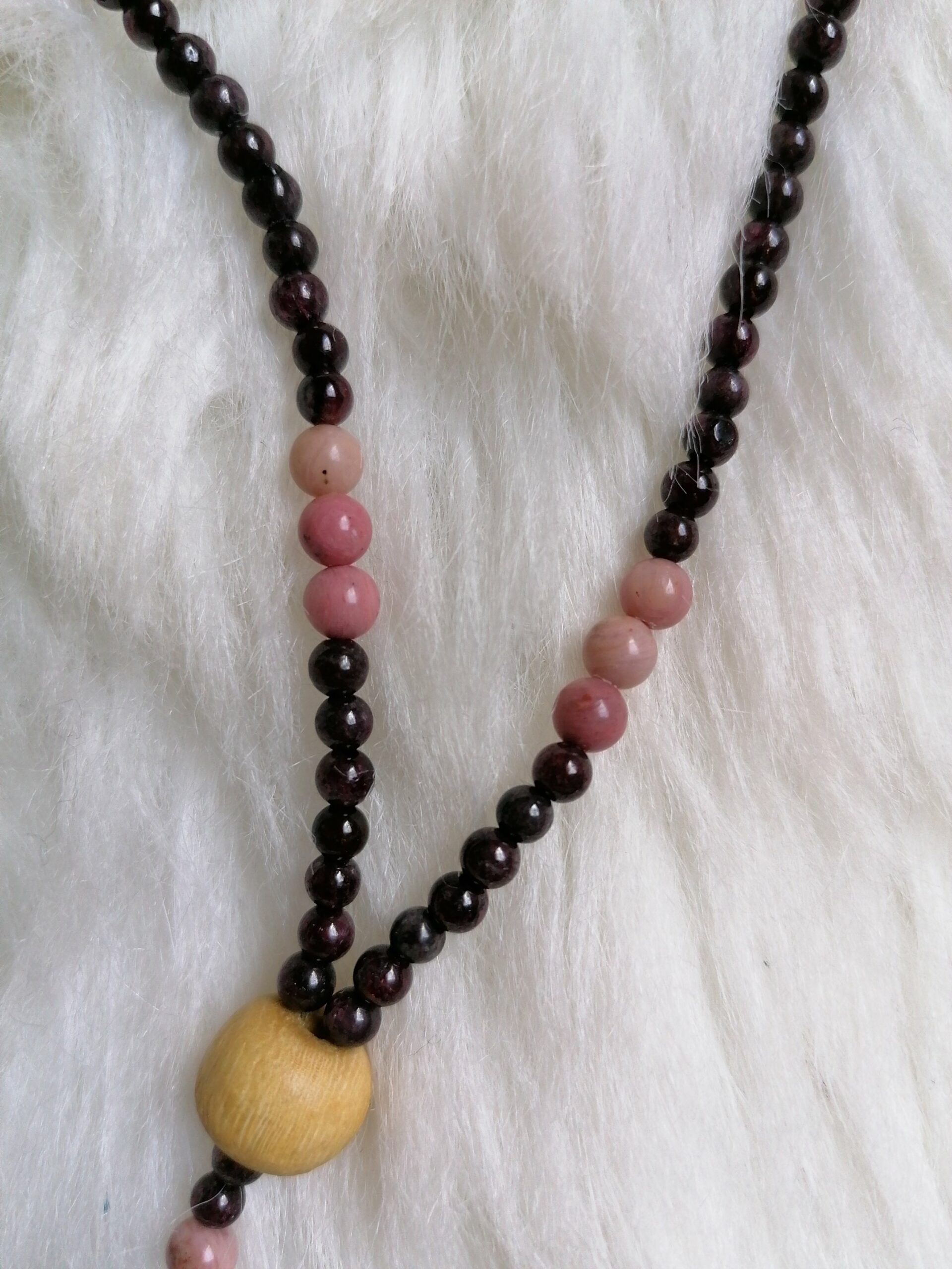 Parure en Grenat et Quartz rose – Image 2