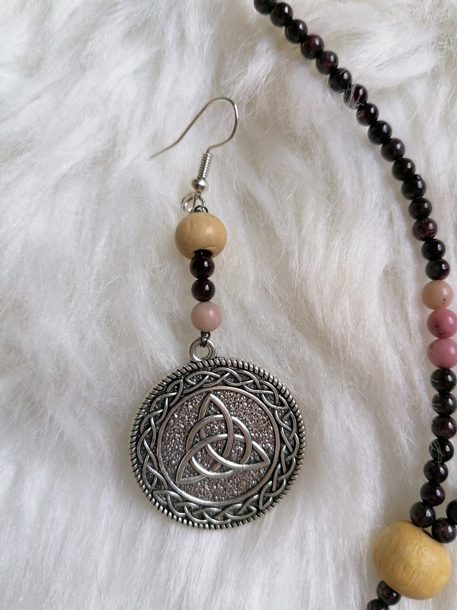 Parure en Grenat et Quartz rose – Image 3